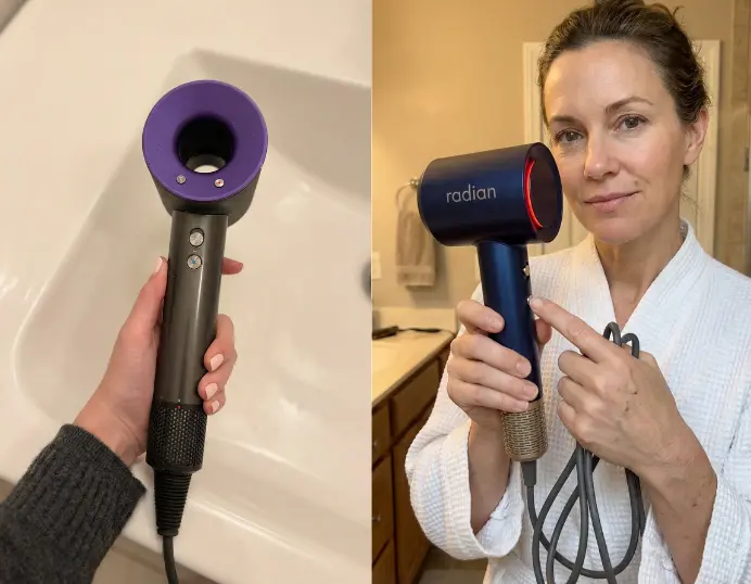 Best hair dryer comparison: Dyson vs Radian side by side