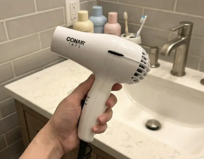 Traditional hair dryer heat damage comparison showing why finding the best hair dryer matters